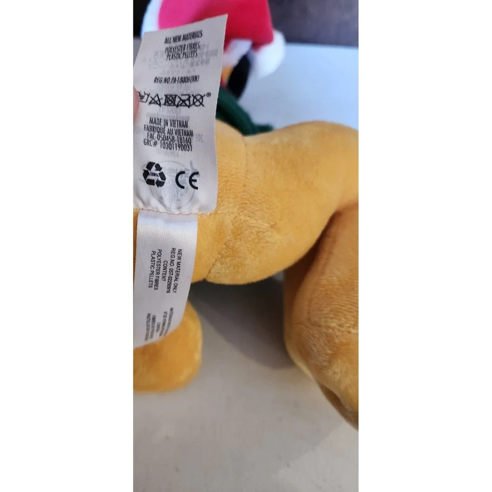 Disney Store Pluto Christmas Edition Plush 11